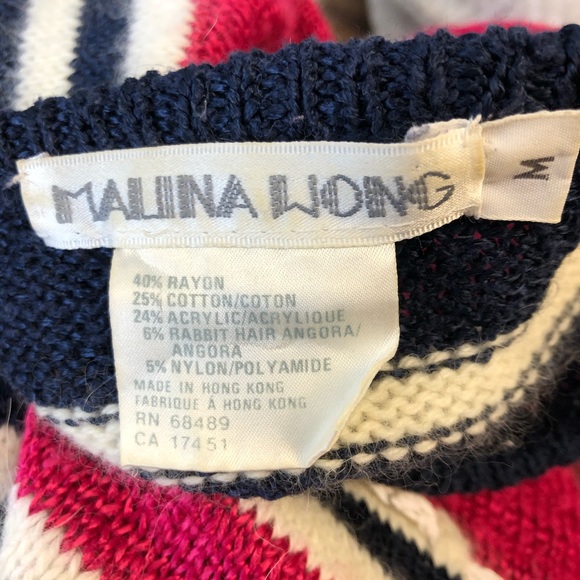 Vintage 80’s Cat theme Pullover Sweater M - Picture 2 of 6